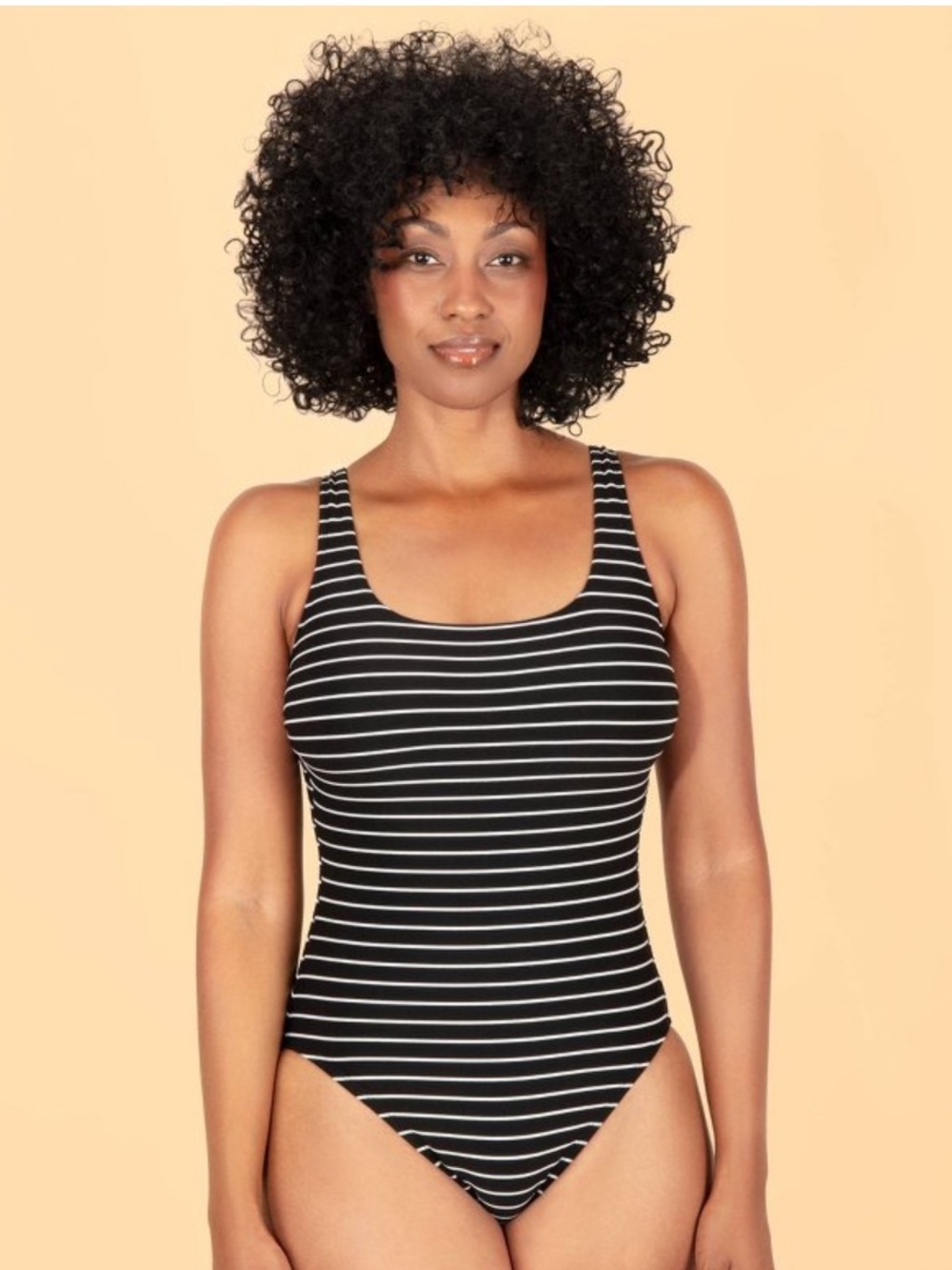 NWT Lands’ End Tie Back One Piece Swimsuit